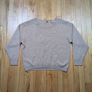Pilcro By Anthropology Brown Cashmere Sweater Size Medium